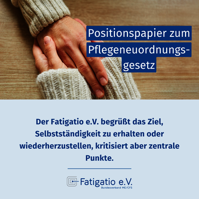 Positionspapier zum Pflegeneuordnungsgesetz