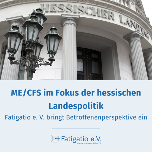 ME/CFS im Fokus der hessischen Landespolitik: Fatigatio e. V. bring Betroffnenperspektive ein